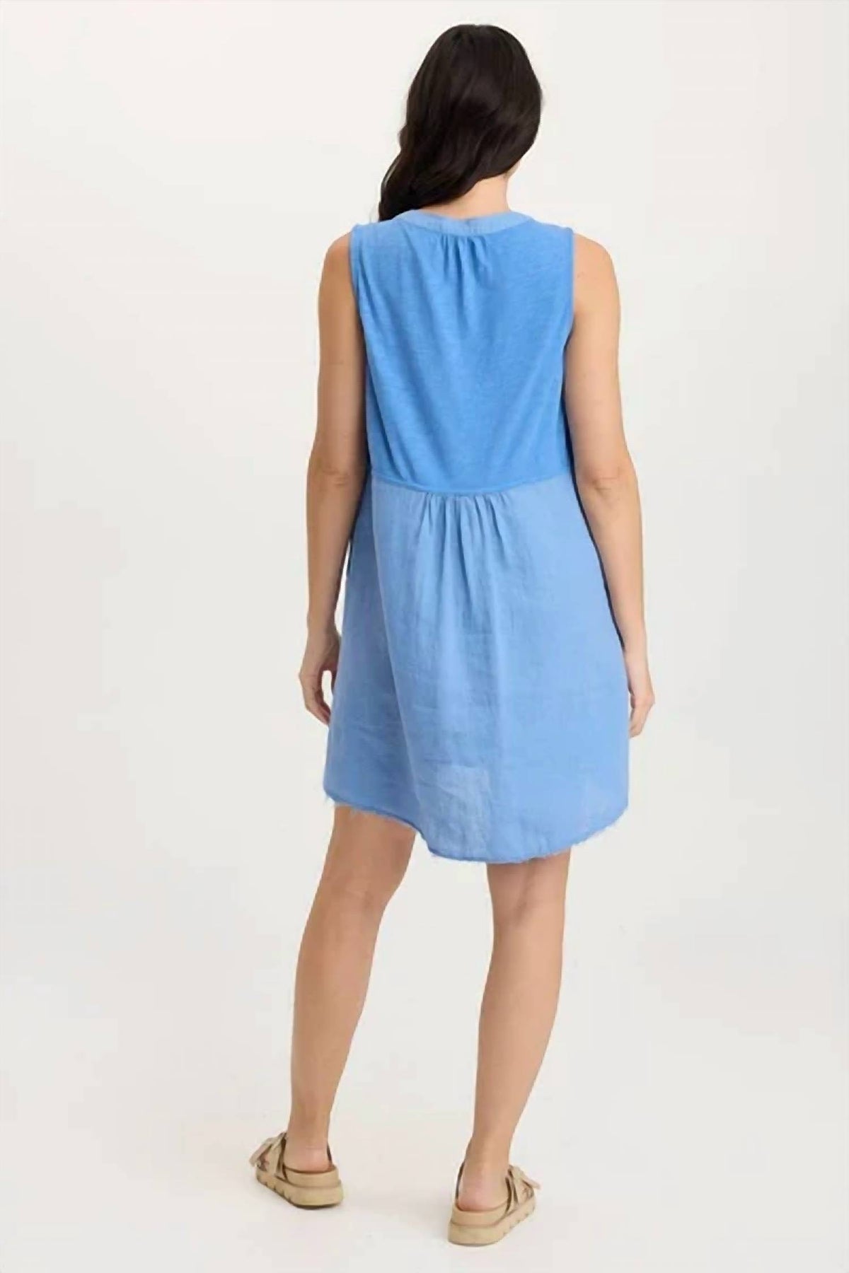 Xcvi - Catava Linen Jersey Tank Dress