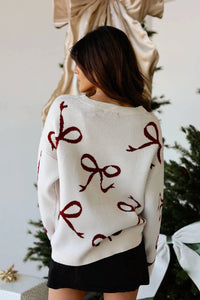 Miracle - Colette Coquette Ribbon Knit Bow Sweater