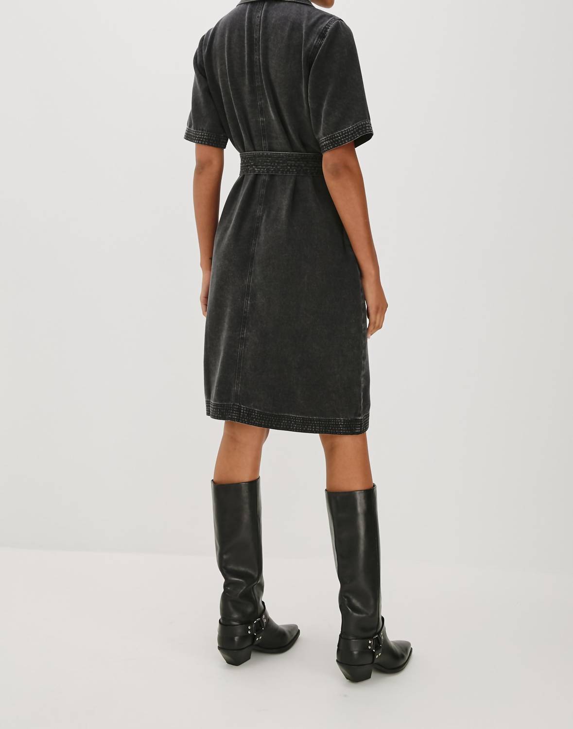 Rails - Mavis Belted Denim Dress