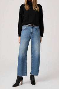 Paige - Women's Arellia Ankle With Back Seams Back Buckle Jean