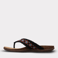 Mykos Women's Jovie Thong Sandal in black - women's sandal - view 5