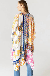 Top It Off - Addie Lightweight Boho Festival Colorful Kimono