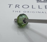 Trollbeads Women's Prism Glass Bead Charm in green - women's accessory - alternate view