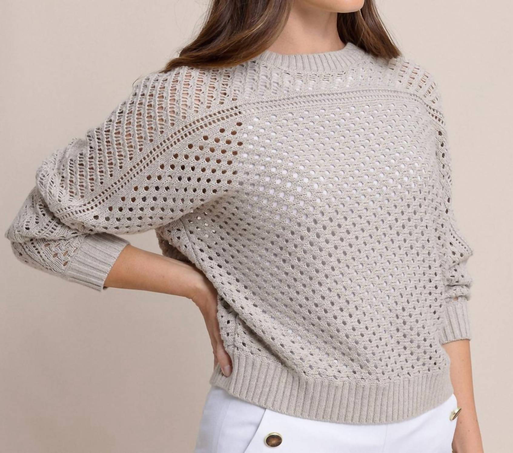 Southern Tide - Ophelia Open Stitch Sweater