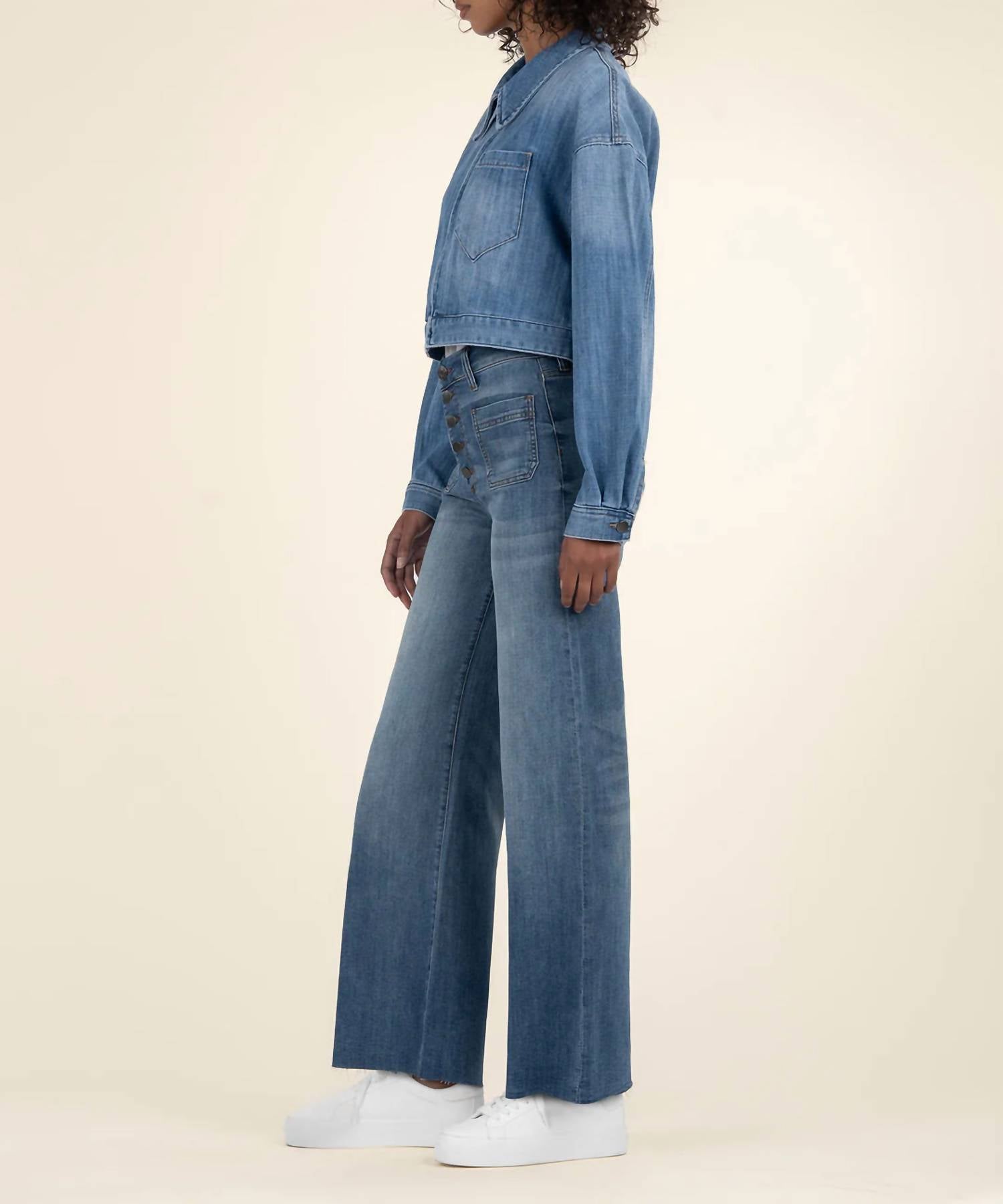 Kut From The Kloth - Luna Oversized Crop Jacket