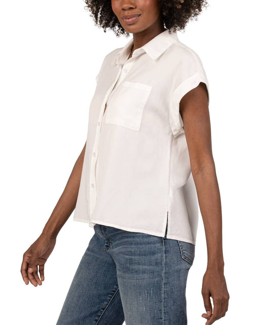 Kut From The Kloth - Mickey Chambray Blouse