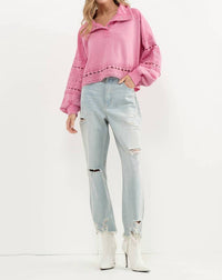 Blue B - Powerpuff Lace Pullover