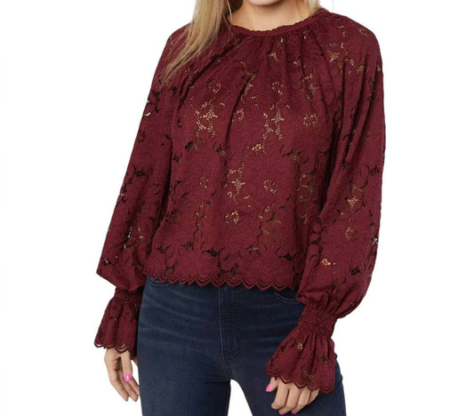 Free People - Olivia Lace Top