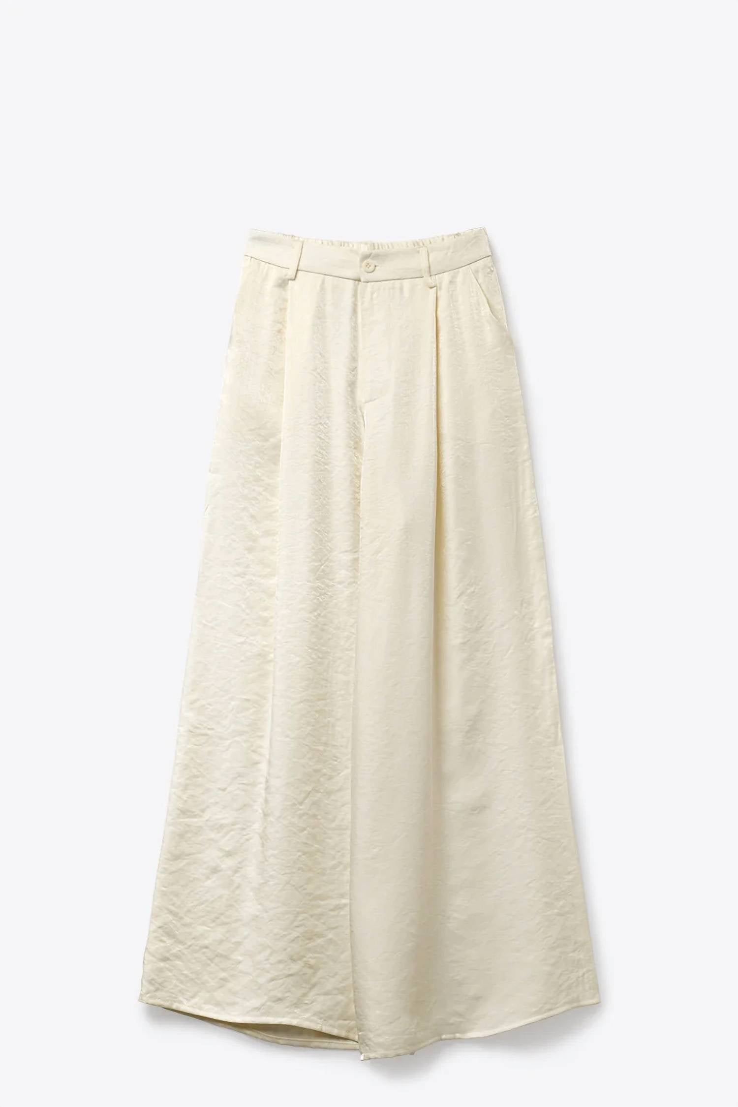Q2 - Women's Wide Leg Shiny Pants