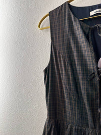 Needii - Women's Gingham Midi Dress