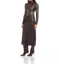 Fifteen Twenty - Kaia Faux Leather Midi Skirt