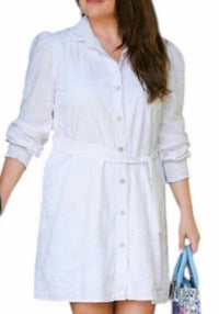 Coton Frais - Anna Button-front Shirt Dress