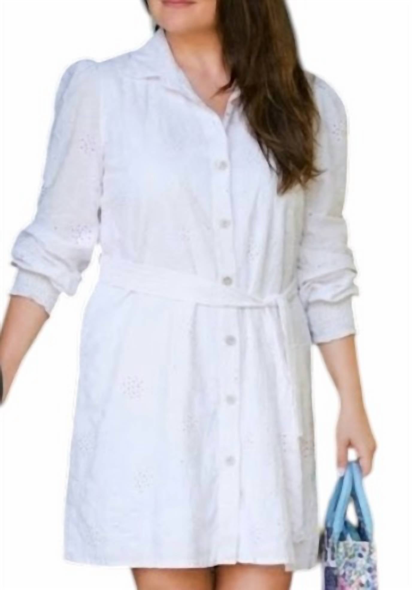 Coton Frais - Anna Button-front Shirt Dress