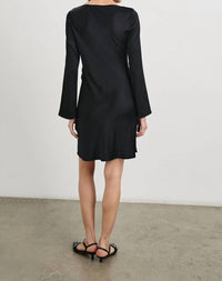 Rails Alessandra Dress in black - women's dress - detail view