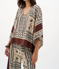 Joseph Ribkoff - Bohemian Floral Pullover Top