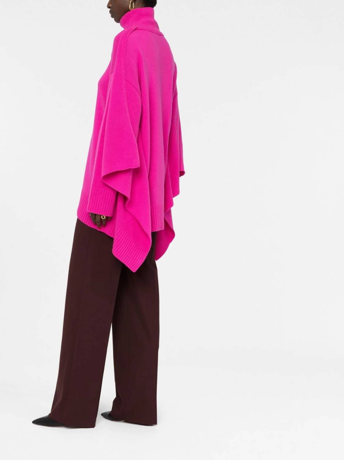 Valentino - Draped Turtleneck Sweater