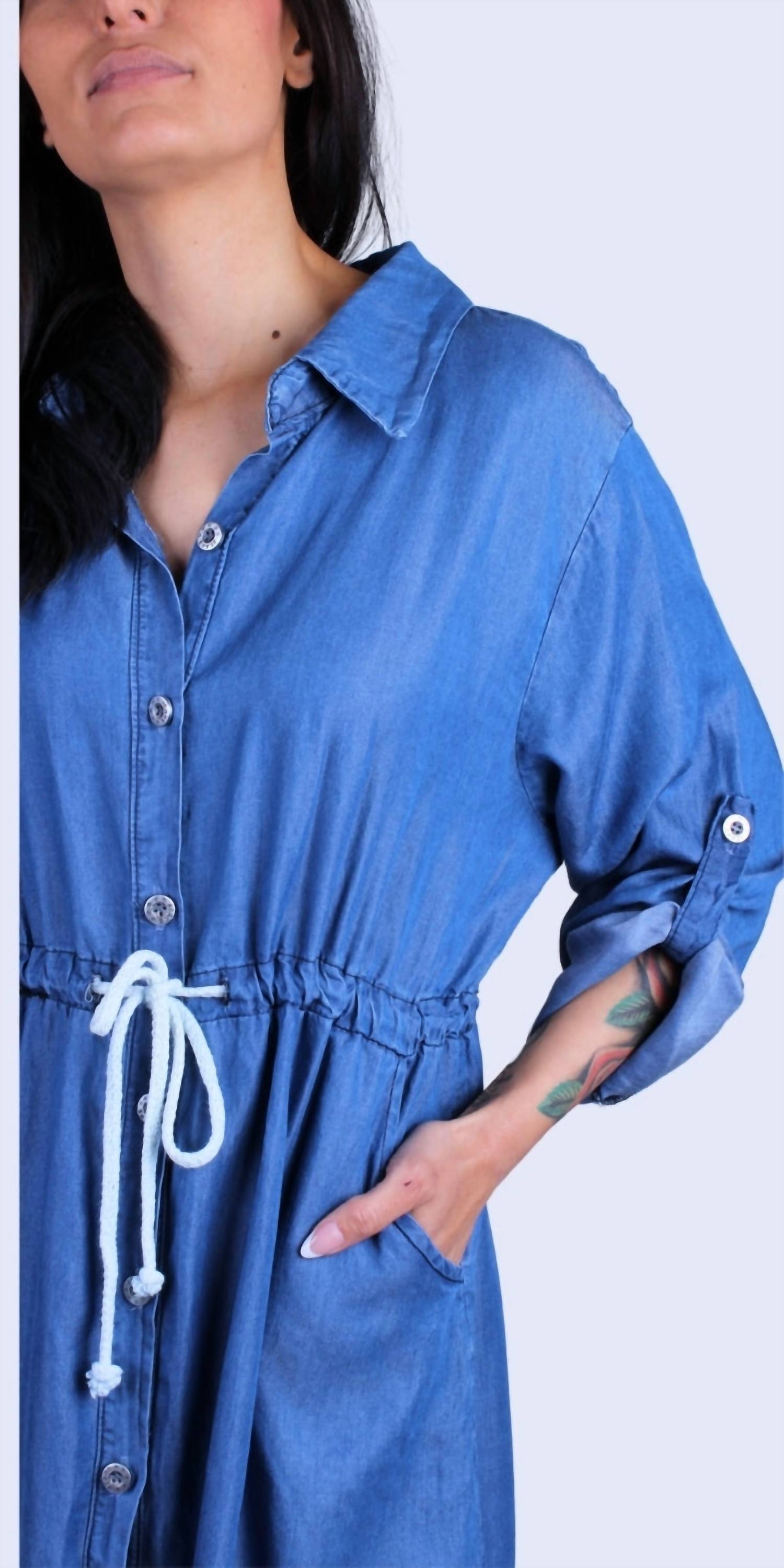 Gigi Moda - Fresca Denim Midi Dress