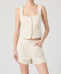 Blanknyc - Square Neck Button Down Vest