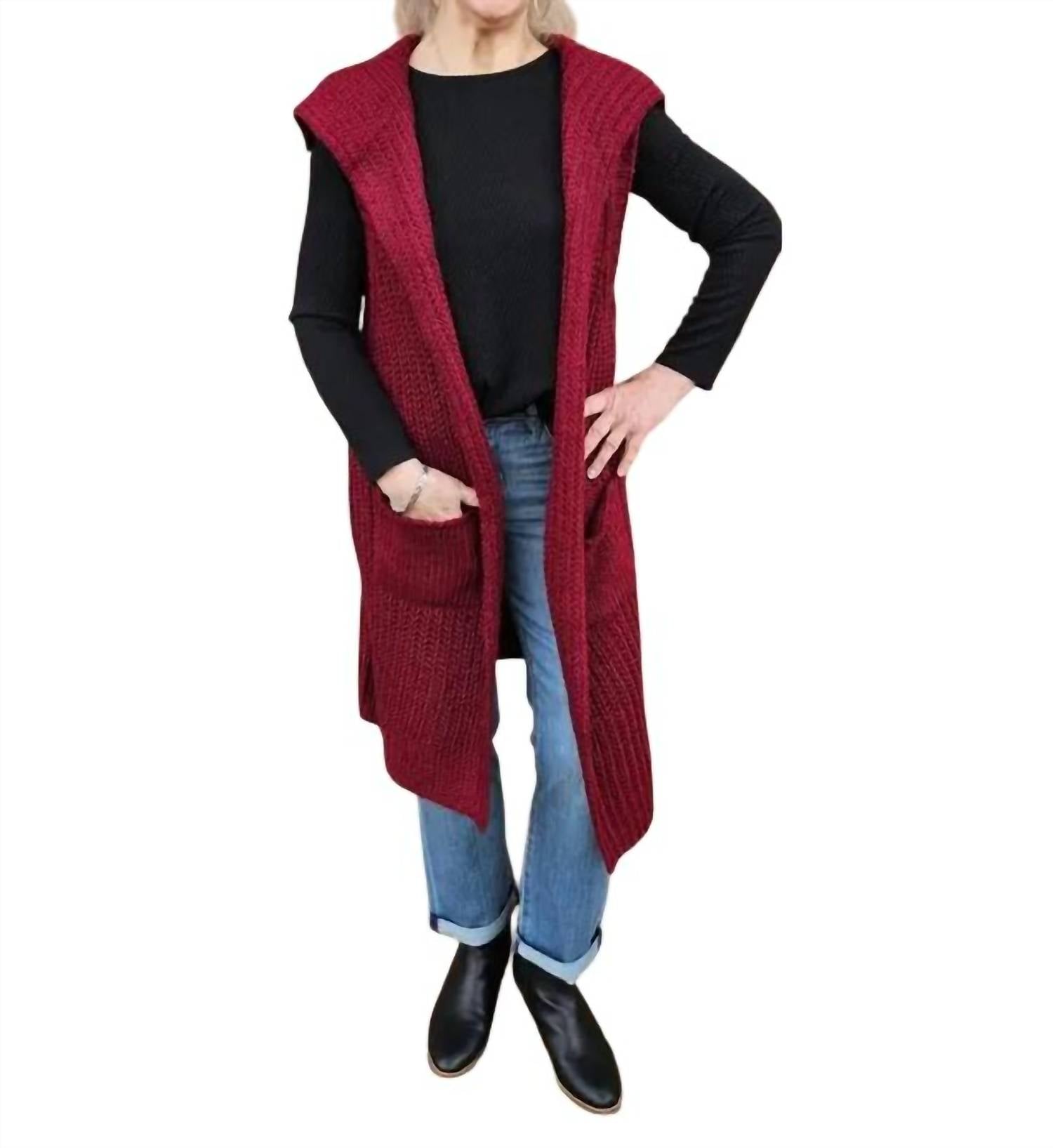 Tempo Paris - Long Knit Vest