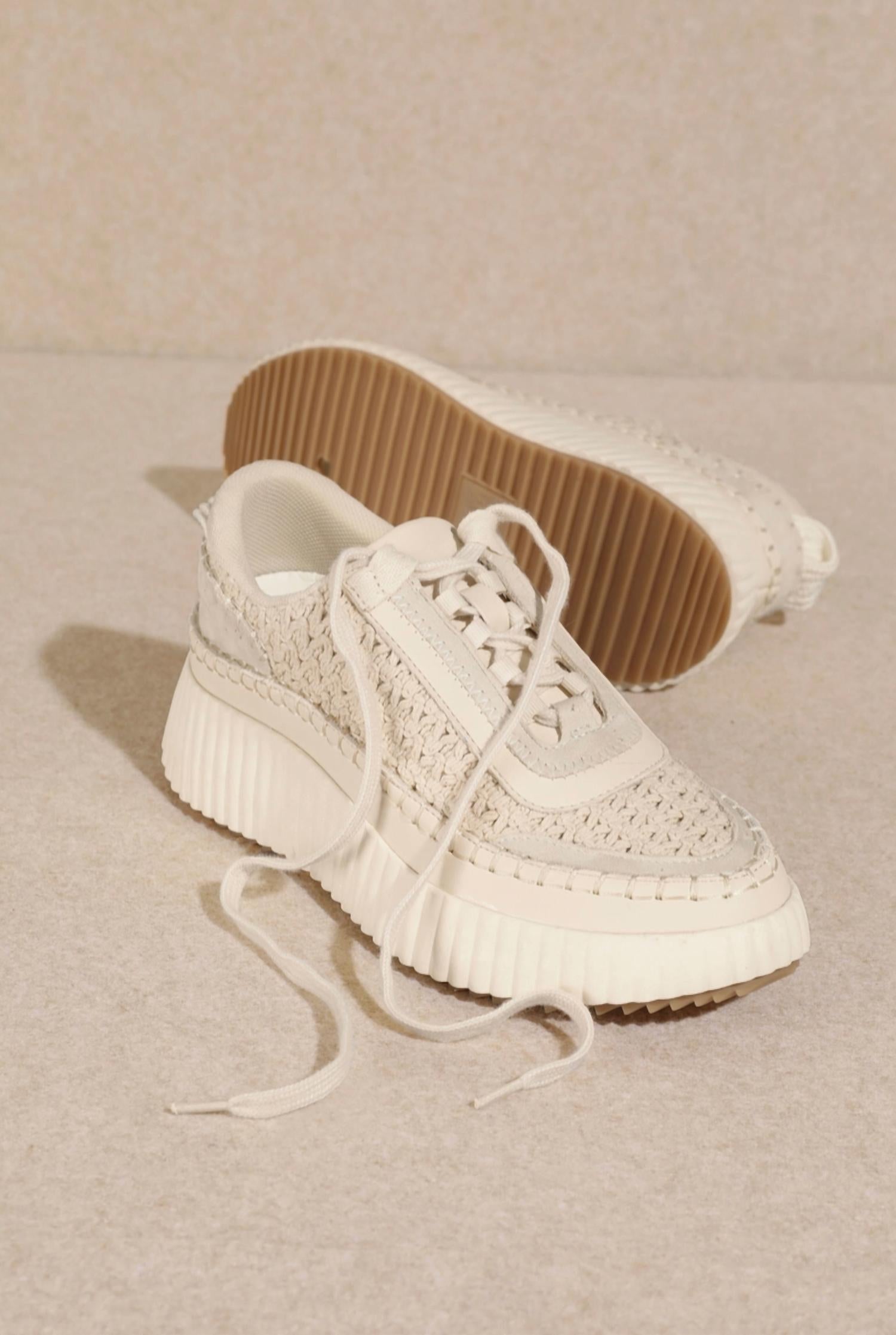 MiiM Women's Dolea Platform Sneakers in sandstone - women's sneaker - alternate view