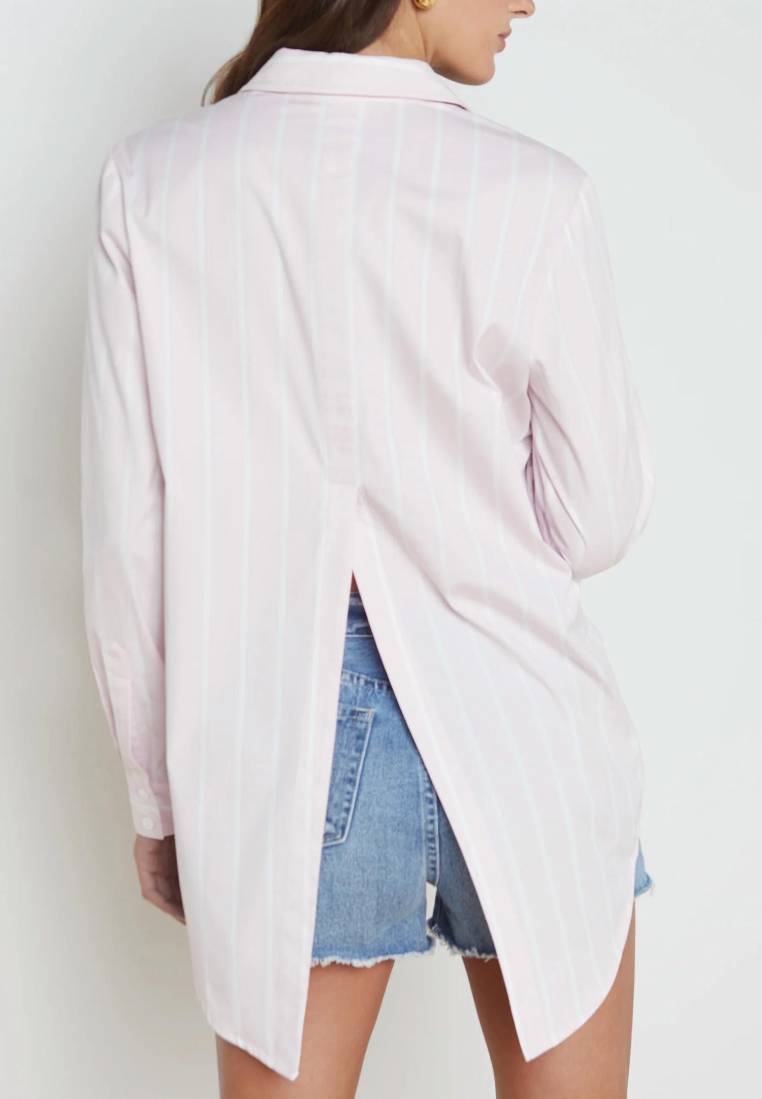 L'Agence - Layla Tunic Blouse w/ Vent