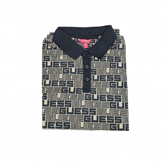 Guess - Tevor Pique Cotton Logo Polo T-shirt