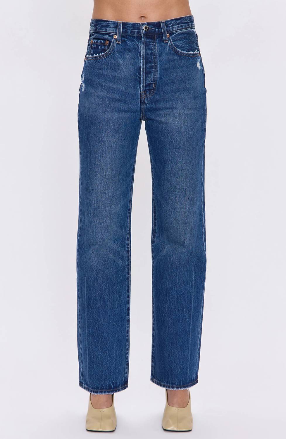 Pistola - Cassie Super High Rise Straight Leg Jeans