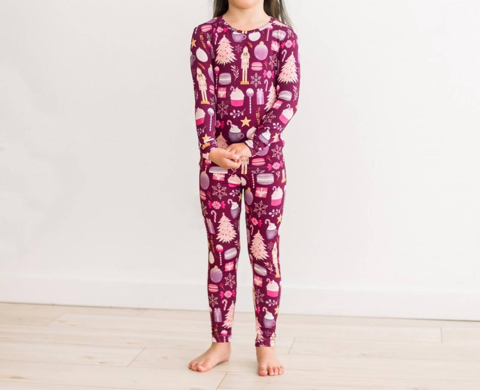Kickee - Girls Long Sleeve Pajama Set