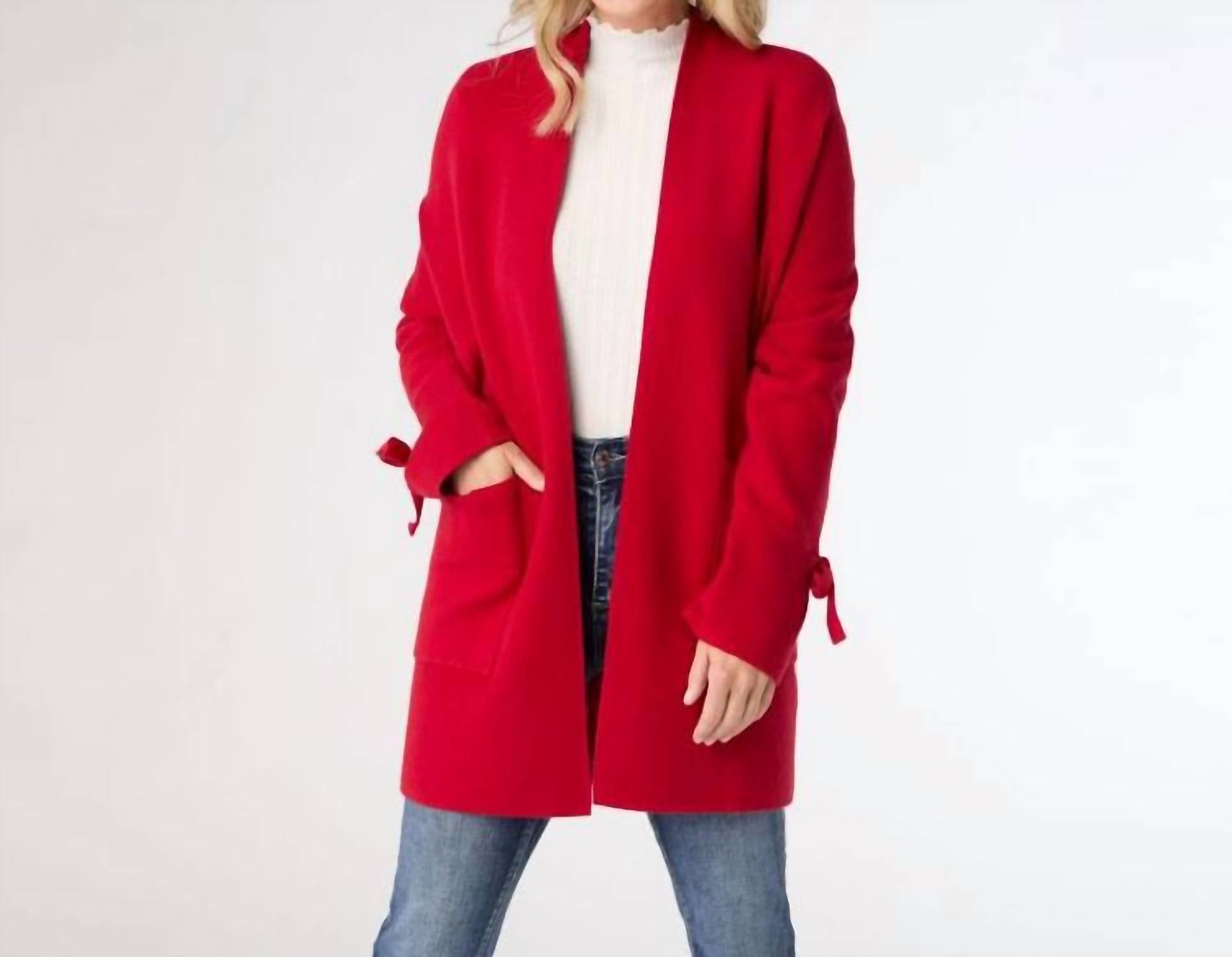 Coco + Carmen - Heavenly Luxe Bow Cardigan