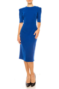 Donna Morgan - Short Sleeve Sheath Dress