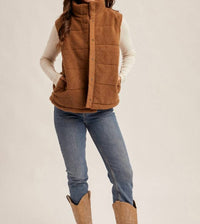 Hem & Thread - Kristine Teddy Puff Vest