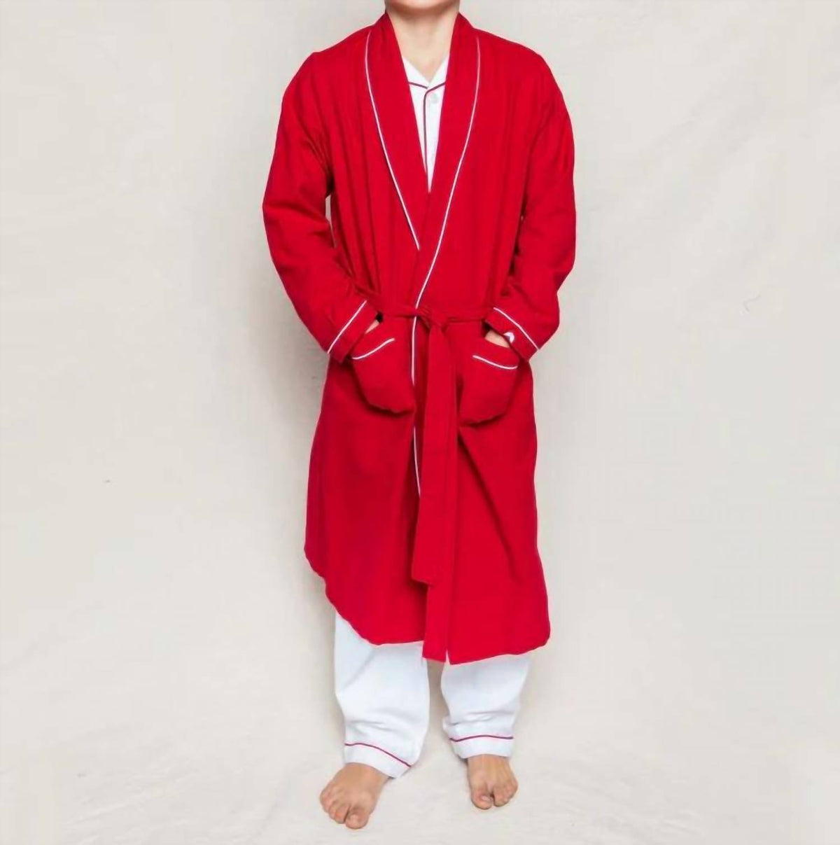 Petite Plume - Kid's Long Sleeve Flannel Robe