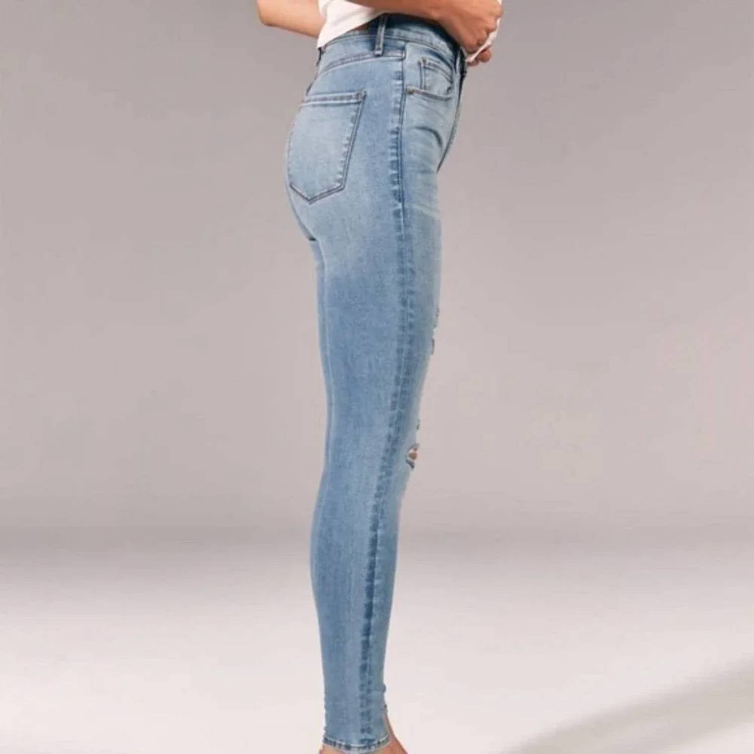 Abercrombie & Fitch - Ripped Ultra High Rise Super Skinny Jeans
