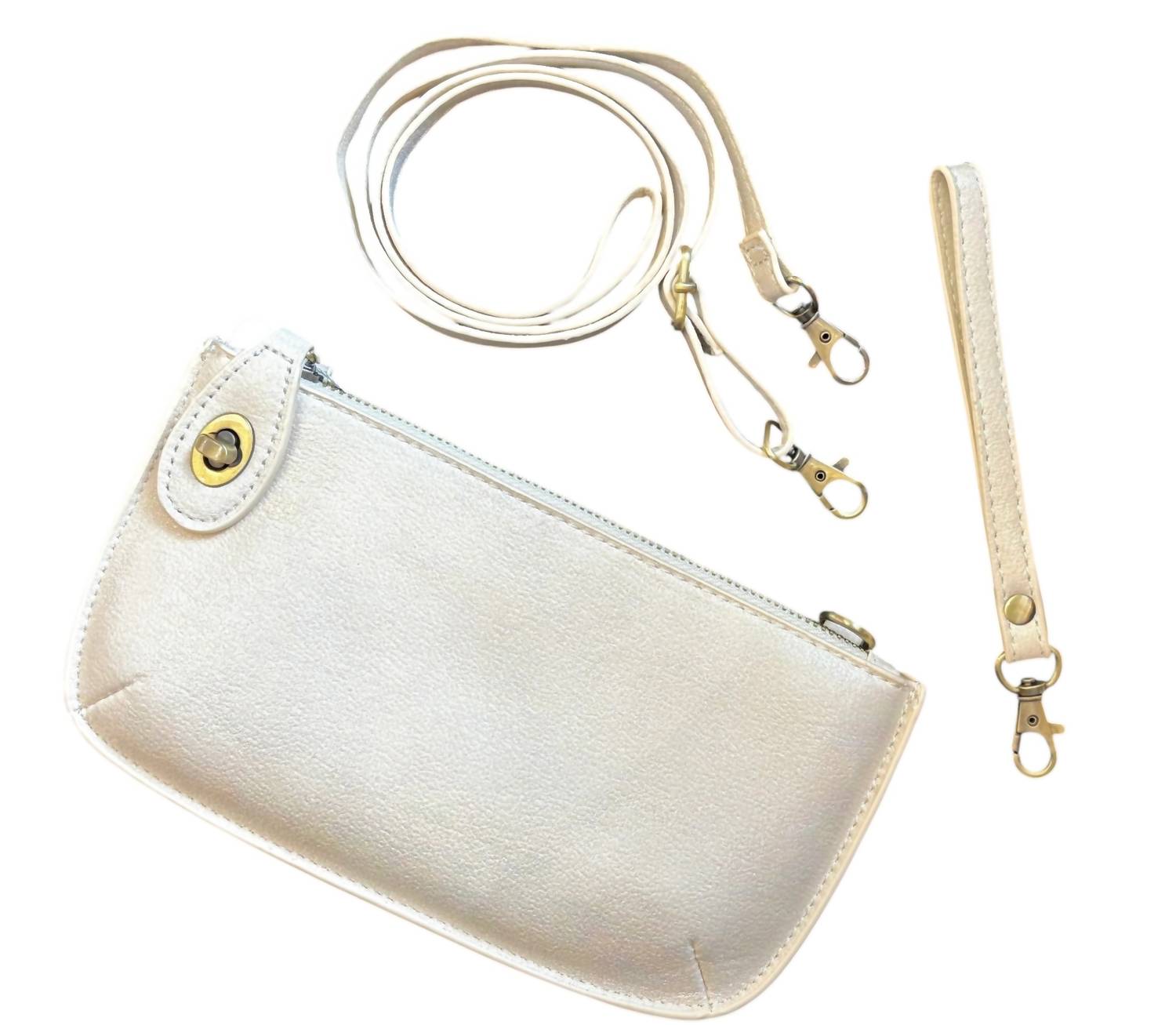 Joy Susan - Women's Holographic Mini Wristlet Crossbody Clutch