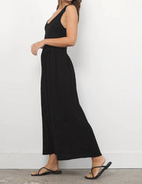 LAmade Olivia Scoop Neck Dress in black - women's dress - alternate view