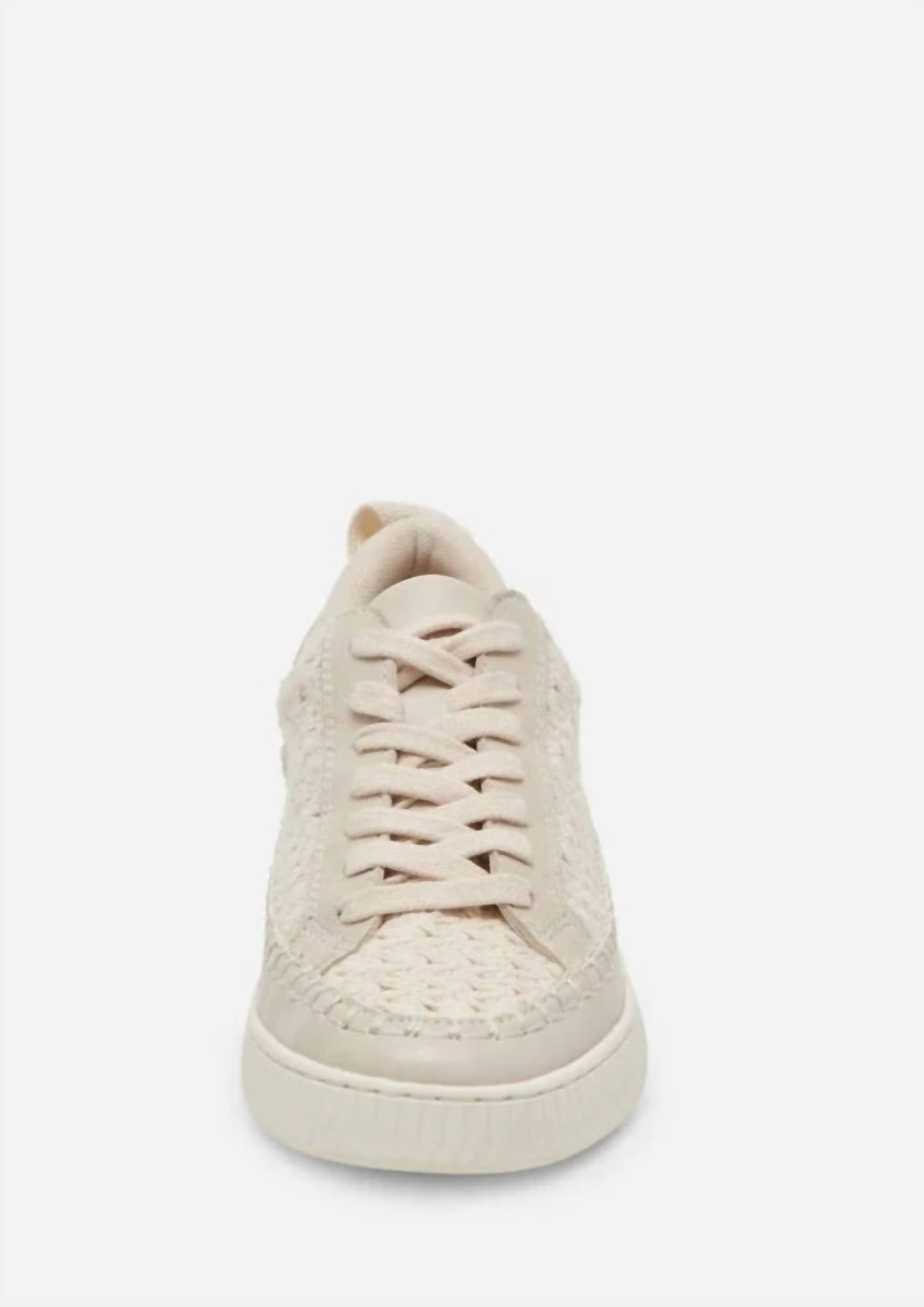 Dolce Vita Women's Knit Sneaker in sand - women's sneaker - alternate view
