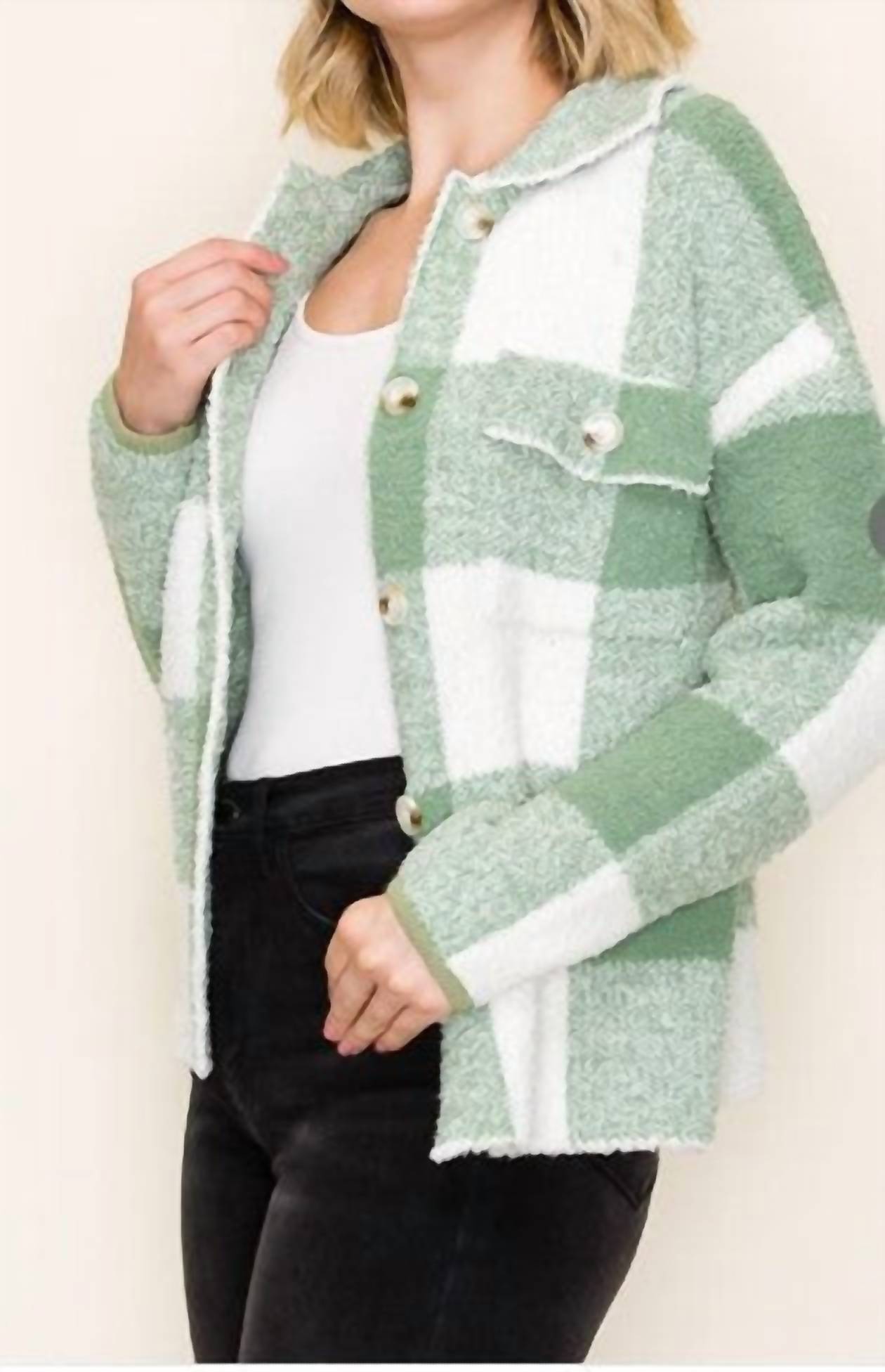 Staccato - Fuzzy Sweater Jacket