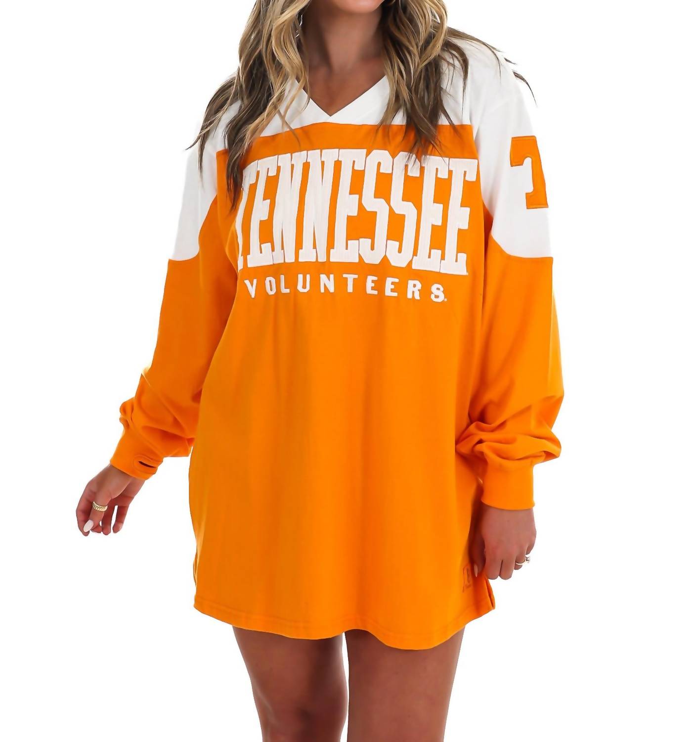 Pressbox - Tennessee Victory V-Neck Oversized Pullover