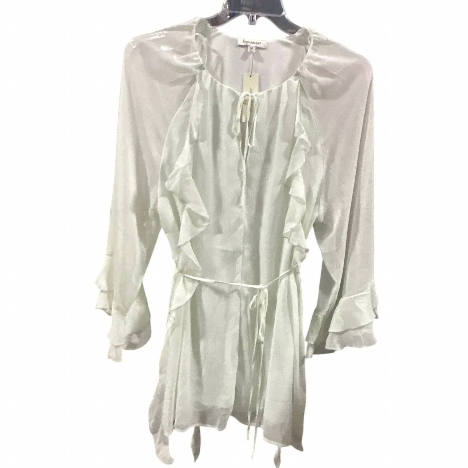 Francesca'S - Women's Boho Ruffled Lacy Flowy Top