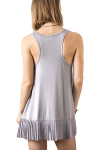 Umgee - Pleated Tank Top