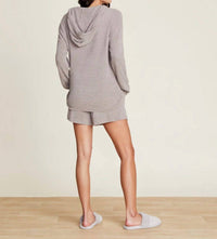 Barefoot Dreams - Cozychic Ultra Light Ribbed Henley Hoodie