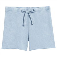 Frank & Eileen Pearl Fleece Cotton Shorts in blue - women's shorts - view 4