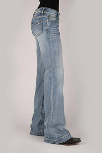 Stetson - Women's Raw Edge Seam Trouser Jeans