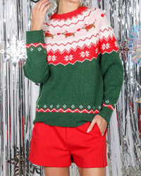 Vine & Love - Noelle Fair Isle Christmas Sweater