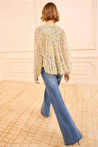 Ulla Johnson - Leandra Long Sleeve Silk Blouse