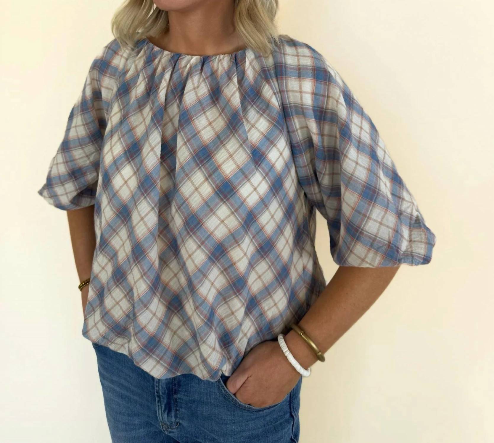 Thml - Alessia Puff Sleeve Top