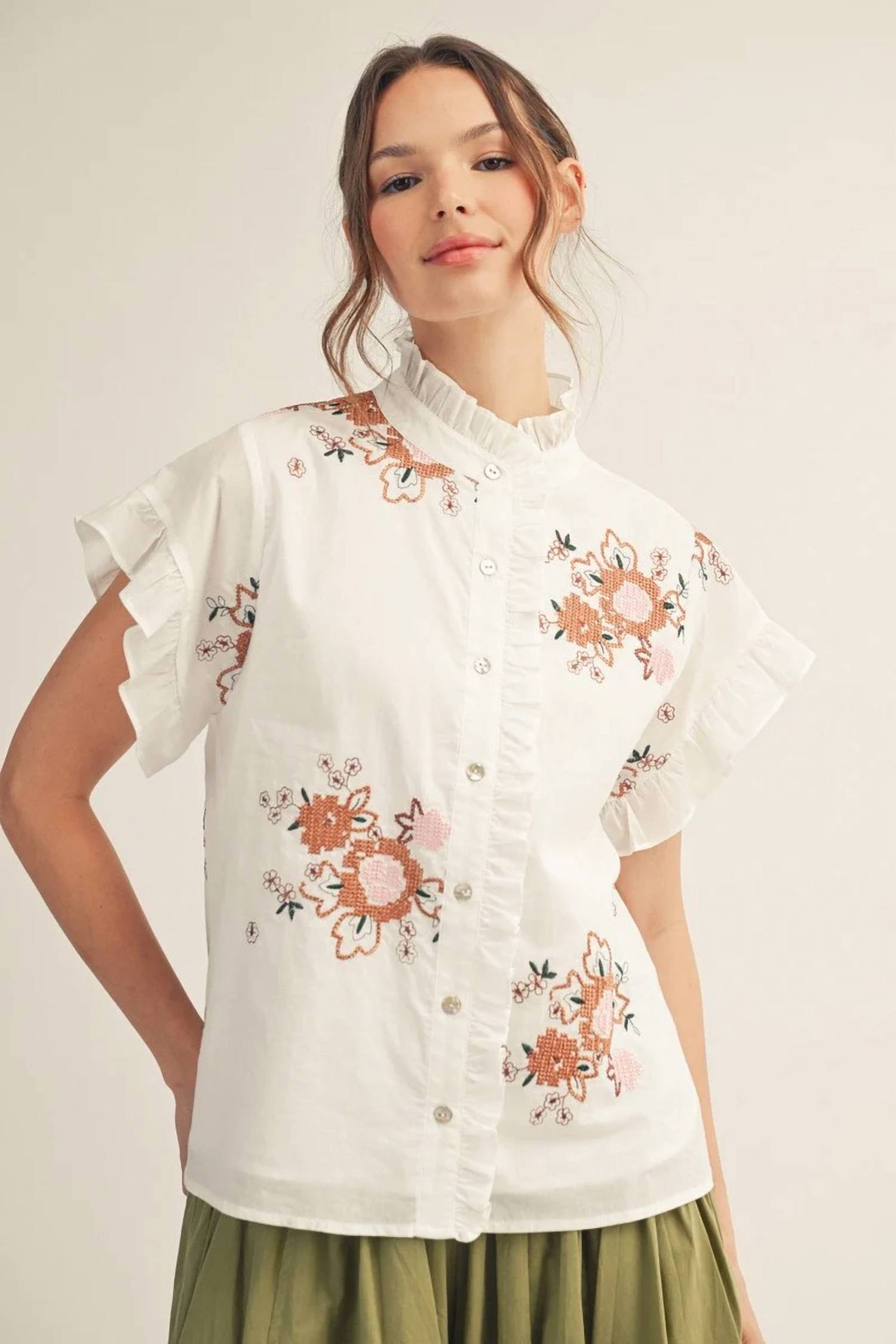Jodifl - Winona Ruffle Top