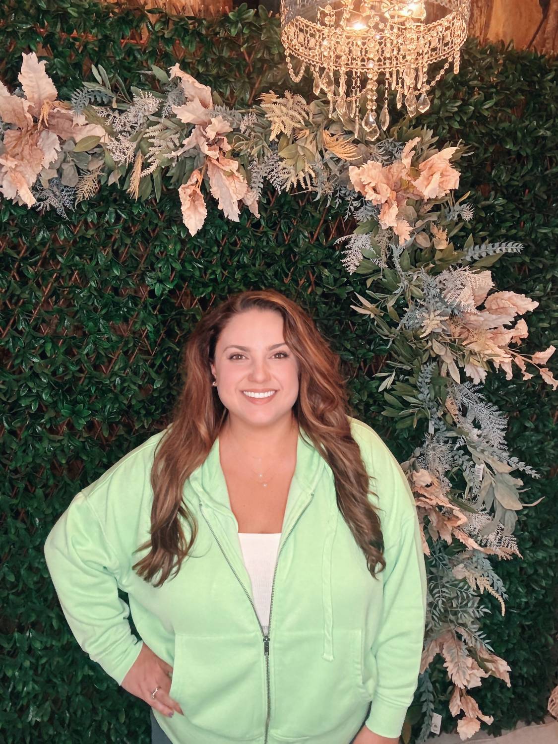 Mono B - Lime Zip Up Hoodie