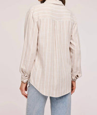 Gentle Fawn - Women's Linen Stripe Top