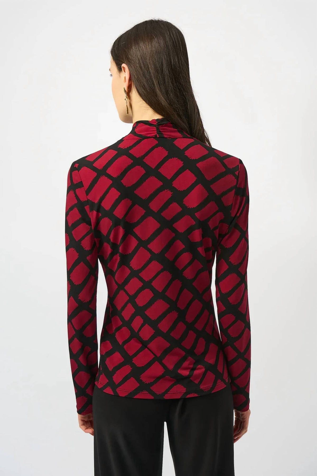 Joseph Ribkoff - V-neck Faux Wrap Top